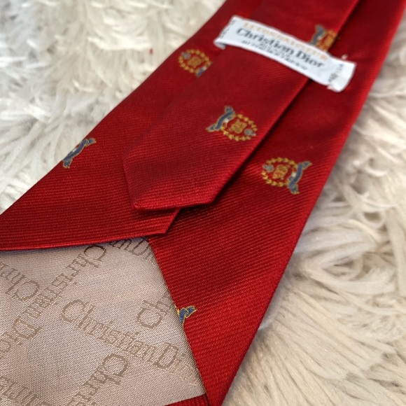 Vintage CHRISTIAN DIOR LE CONNAISSEUR SILK TIE - Picture 4 of 4
